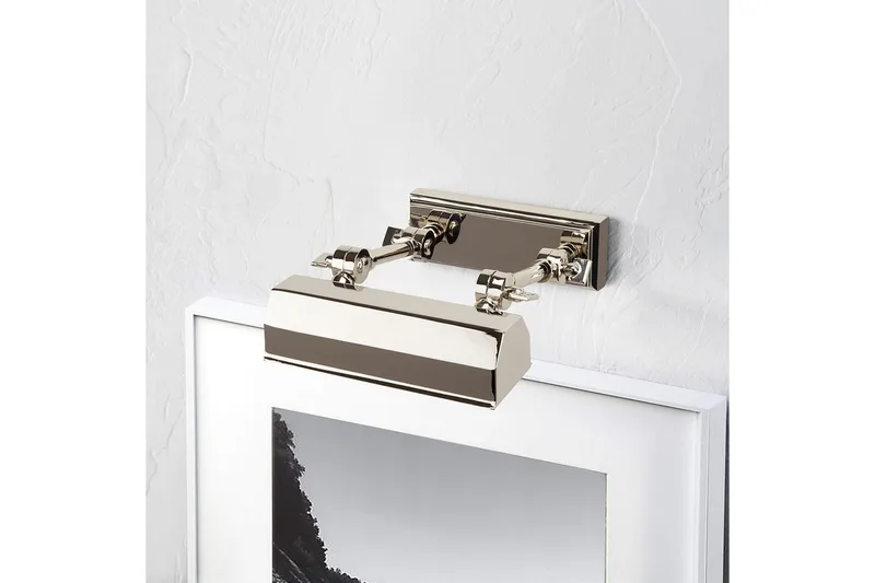 Bildebelysning Elstead Lighting Chawton 182x119x186 mm, Polert nikkel - 182x119x186 mm, Polert nikkel - Belysning - Innendørsbelysning & Lamper - Vegglampe