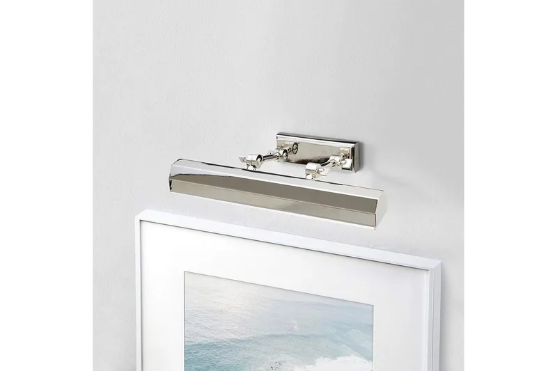 Bildebelysning Elstead Lighting Chawton 402x119x186 mm, Polert nikkel - 402x119x186 mm, Polert nikkel - Belysning - Innendørsbelysning & Lamper - Vegglampe