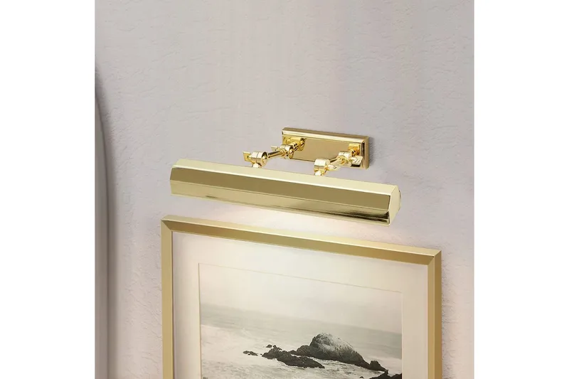 Bildebelysning Elstead Lighting Chawton 402x119x186 mm, Polert messing - 402x119x186 mm, Polert messing - Belysning - Innendørsbelysning & Lamper - Vegglampe