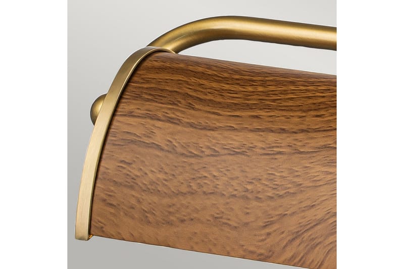 Bildebelysning Elstead Lighting Winchfield 445x127x318 mm, Aldret Messing & Eike Effekt - 445x127x318 mm, Aldret Messing & Eike Effekt - Belysning - Innendørsbelysning & Lamper - Vegglampe