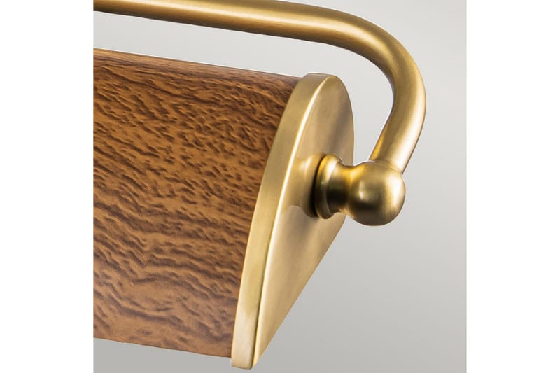 Bildebelysning Elstead Lighting Winchfield 445x127x318 mm, Aldret Messing & Eike Effekt - 445x127x318 mm, Aldret Messing & Eike Effekt - Belysning - Innendørsbelysning & Lamper - Vegglampe