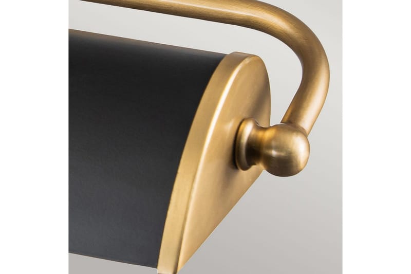 Bildebelysning Elstead Lighting Winchfield 445x127x318 mm, Aldret Messing & Matt Sort - 445x127x318 mm, Aldret Messing & Matt Sort - Belysning - Innendørsbelysning & Lamper - Vegglampe