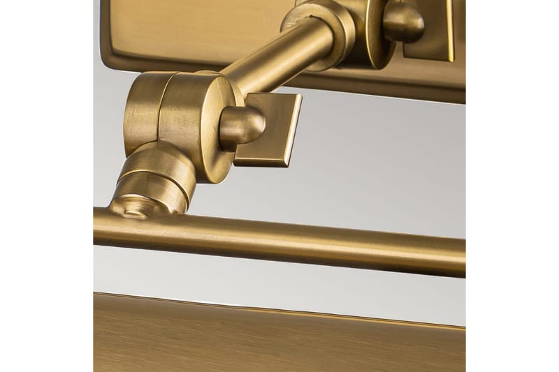 Bildebelysning Elstead Lighting Winchfield 445x127x318 mm, Aldret Messing - 445x127x318 mm, Aldret Messing - Belysning - Innendørsbelysning & Lamper - Vegglampe