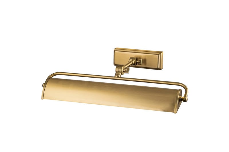 Bildebelysning Elstead Lighting Winchfield 445x127x318 mm, Aldret Messing - 445x127x318 mm, Aldret Messing - Belysning - Innendørsbelysning & Lamper - Vegglampe - Veggarmatur