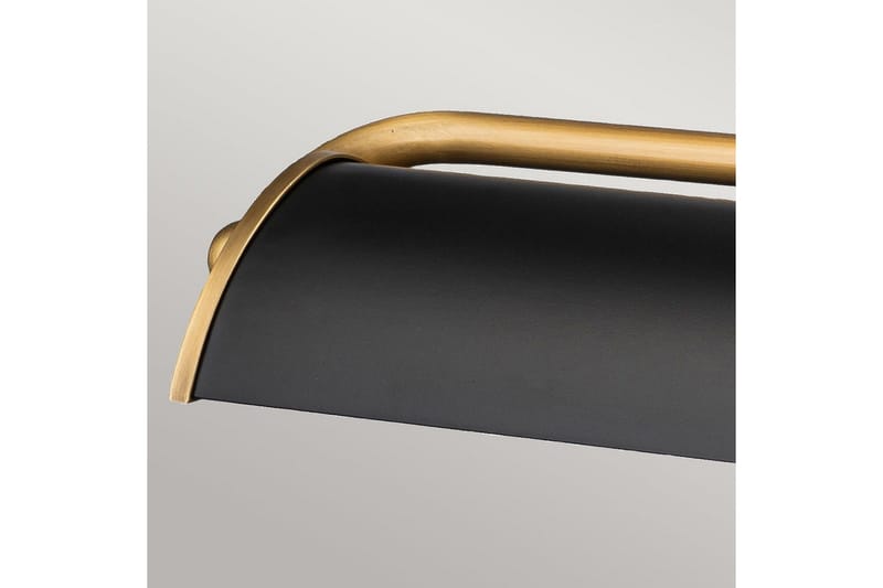 Bildebelysning Elstead Lighting Winchfield 703x127x318 mm, Aldret Messing & Matt Sort - 703x127x318 mm, Aldret Messing & Matt Sort - Belysning - Innendørsbelysning & Lamper - Vegglampe