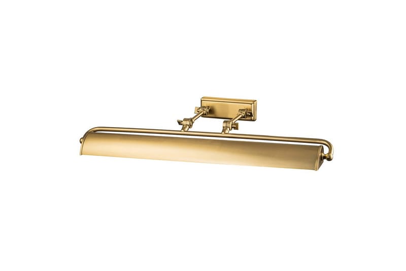 Bildebelysning Elstead Lighting Winchfield 703x127x318 mm, Aldret Messing - 703x127x318 mm, Aldret Messing - Belysning - Innendørsbelysning & Lamper - Vegglampe - Veggarmatur