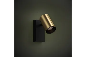 Vegglampe Eglo Cumaribo Svart/Messing - Belysning - Innendørsbelysning & Lamper - Soveromslampe