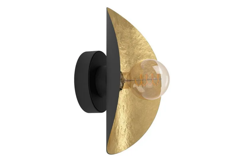 Vegglampe Eglo Saceda Svart/Gull, undefined