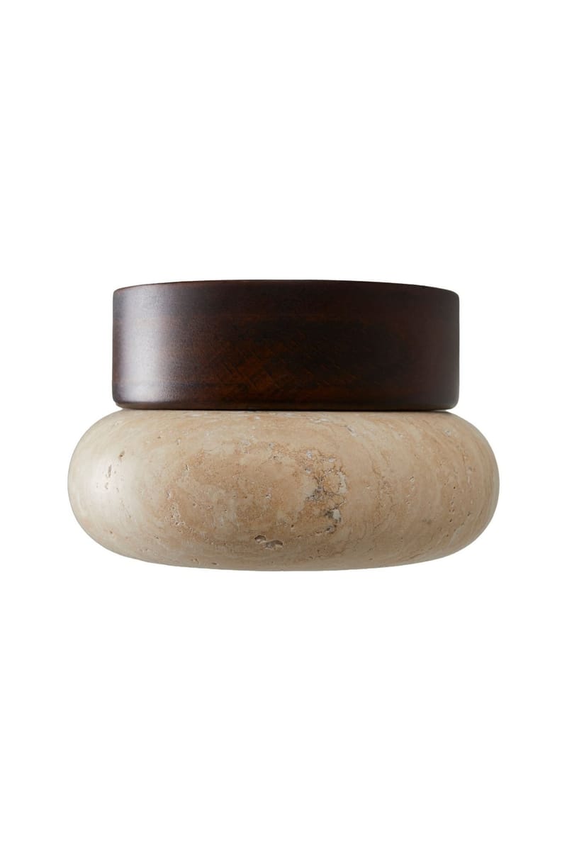 Eryvin vegglampe 15 cm rund - Valnøtt Beige - Belysning - Innendørsbelysning & Lamper - Vegglampe