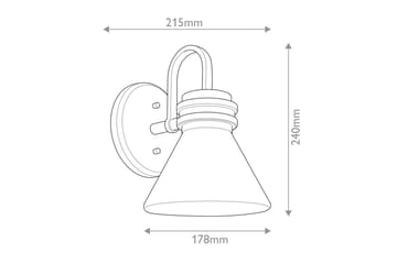 Farum Kichler Vegglampe - Belysning - Innendørsbelysning & Lamper - Vegglampe