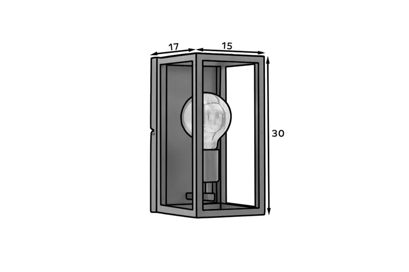 Furtim Vegglampe med Arm - Svart - Belysning - Innendørsbelysning & Lamper - Vegglampe