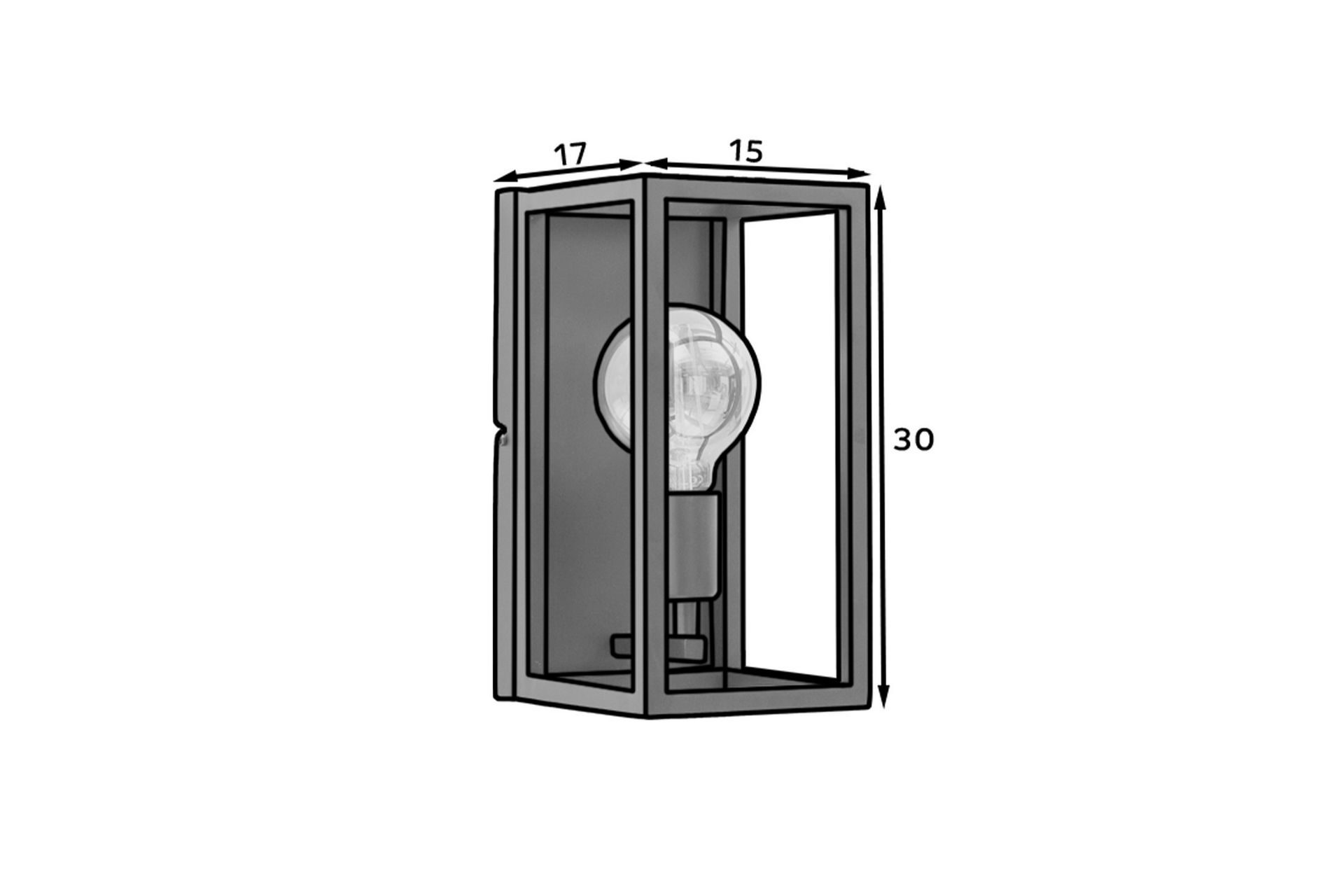 Furtim Vegglampe med Arm - Svart - Belysning - Innendørsbelysning & Lamper - Vegglampe