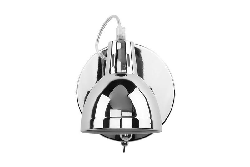Harrington Vegglampe 33 cm - Sølv - Nattlampe vegg - Soveromslampe - Vegglampe - Veggarmatur