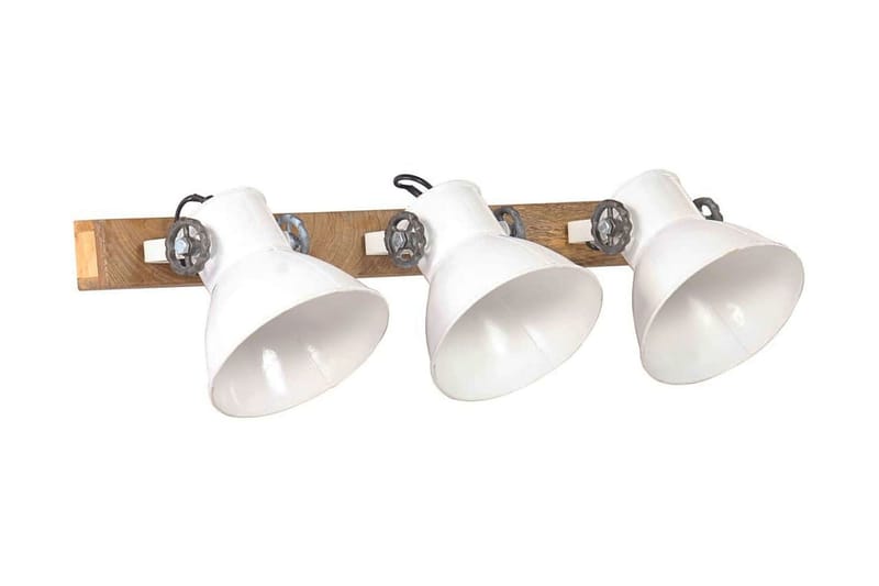 Industriell vegglampe hvit 65x25 cm E27 - Hvit - Belysning - Innendørsbelysning & Lamper - Vegglampe