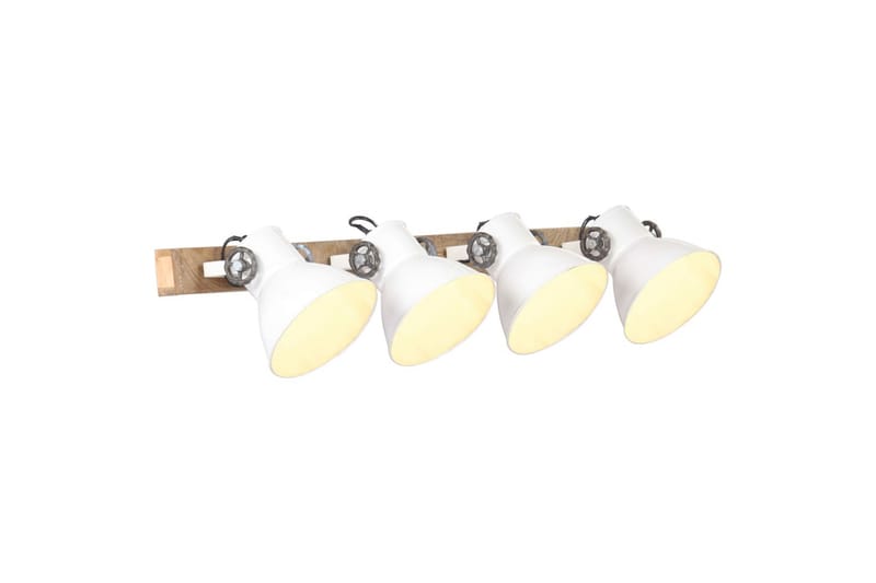 Industriell vegglampe hvit 90x25 cm E27 - Hvit - Belysning - Innendørsbelysning & Lamper - Vegglampe