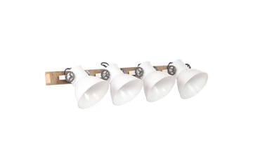 Industriell vegglampe hvit 90x25 cm E27 - Hvit - Belysning - Innendørsbelysning & Lamper - Vegglampe