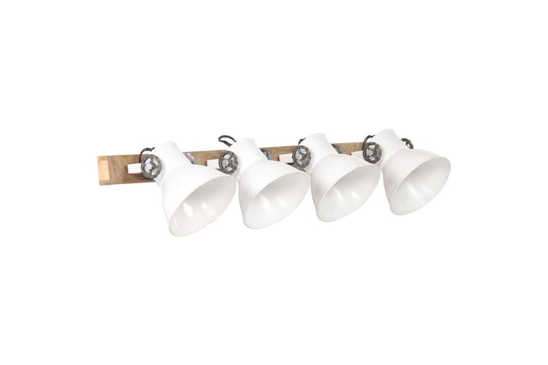 Industriell vegglampe hvit 90x25 cm E27 - Hvit - Belysning - Innendørsbelysning & Lamper - Vegglampe