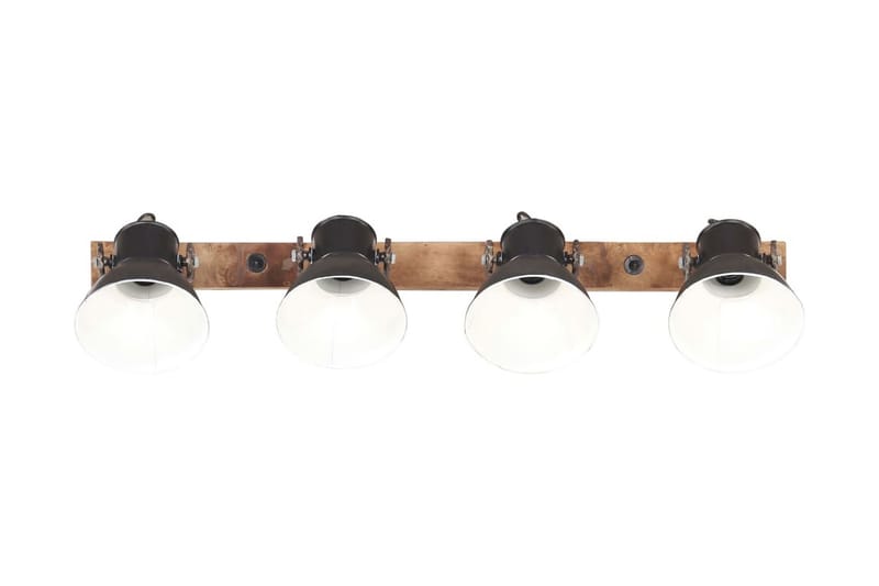 Industriell vegglampe matt svart 90x25 cm E27 - Svart - Belysning - Innendørsbelysning & Lamper - Vegglampe