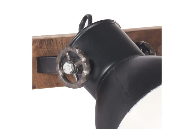 Industriell vegglampe matt svart 90x25 cm E27 - Svart - Belysning - Innendørsbelysning & Lamper - Vegglampe