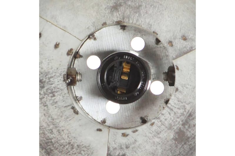Industriell vegglampe sølv 65x25 cm E27 - Silver - Belysning - Innendørsbelysning & Lamper - Vegglampe