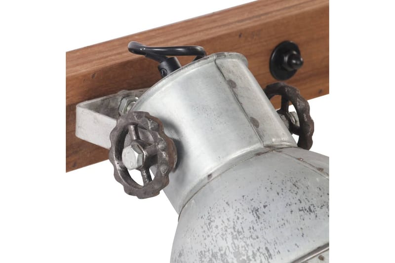 Industriell vegglampe sølv 65x25 cm E27 - Silver - Belysning - Innendørsbelysning & Lamper - Vegglampe