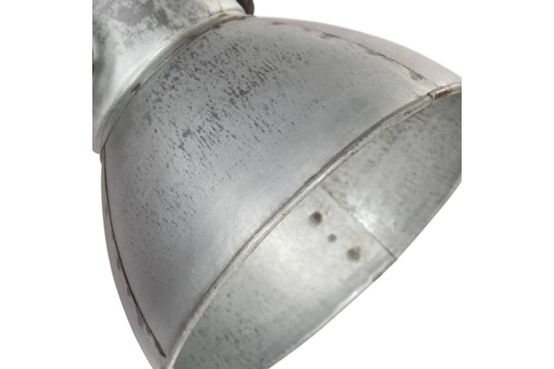 Industriell vegglampe sølv 65x25 cm E27 - Silver - Belysning - Innendørsbelysning & Lamper - Vegglampe