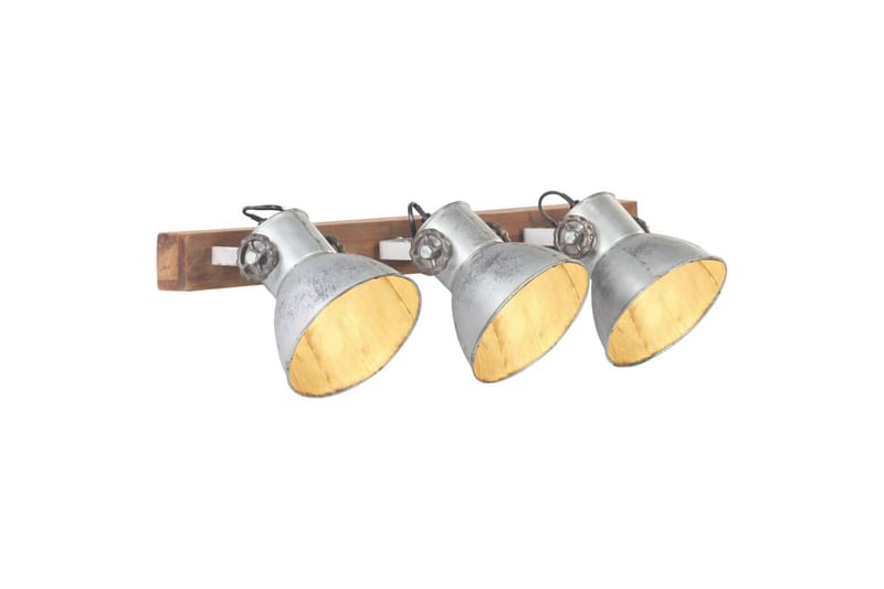 Industriell vegglampe sølv 65x25 cm E27 - Silver - Belysning - Innendørsbelysning & Lamper - Vegglampe