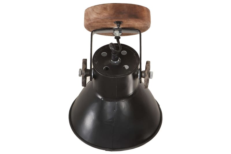 Industrielle vegg-/taklamper 2 stk matt svart 20x25 cm E27 - Svart - Belysning - Innendørsbelysning & Lamper - Vegglampe