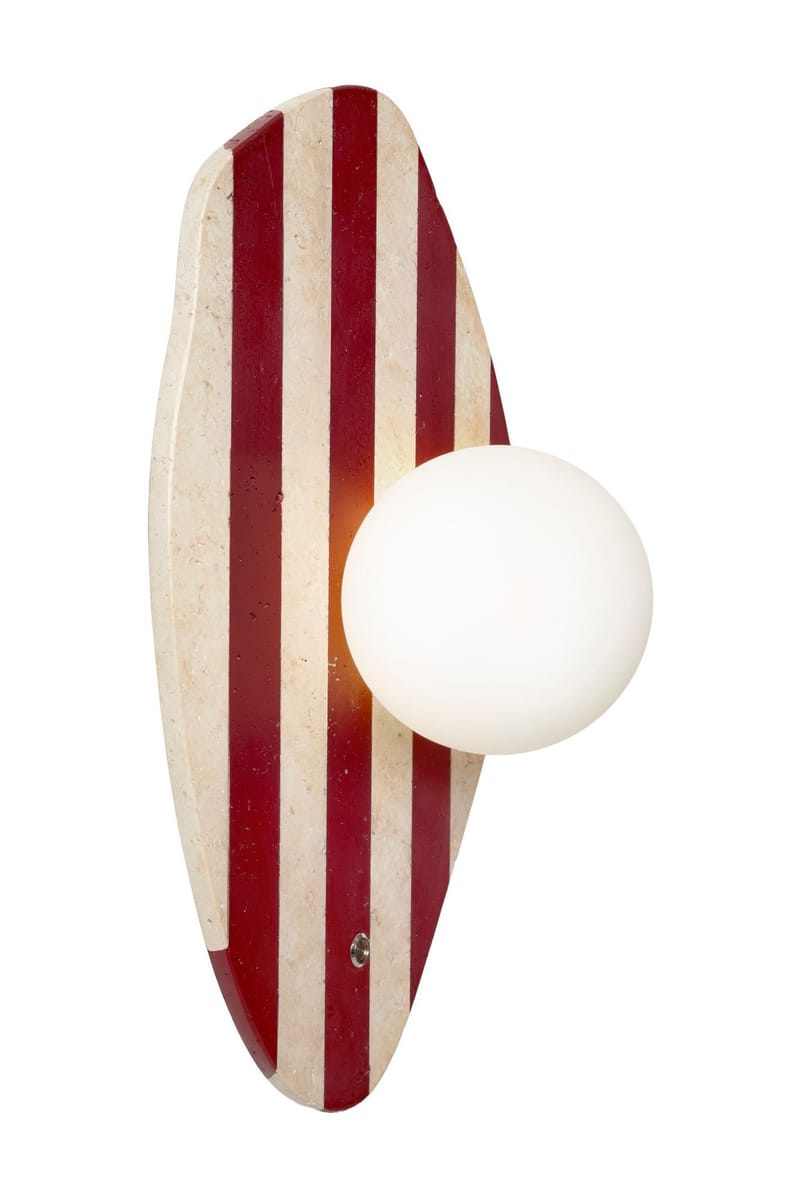 Javoren vegglampe 10 cm - Beige, Hvit, Rød - Belysning - Innendørsbelysning & Lamper - Vegglampe