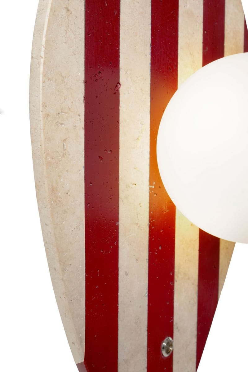 Javoren vegglampe 10 cm - Beige, Hvit, Rød - Belysning - Innendørsbelysning & Lamper - Vegglampe