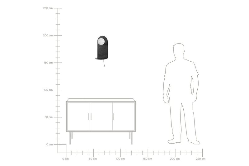 Kastell Veggplafond G9 - Grafitt - Belysning - Innendørsbelysning & Lamper - Vegglampe