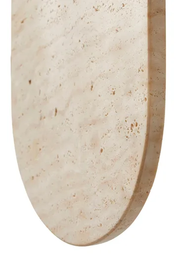 Kummer vegglampe 10 cm oval - Beige og Hvit - Belysning - Innendørsbelysning & Lamper - Vegglampe