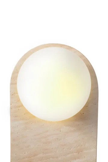 Kummer vegglampe 10 cm oval - Beige og Hvit - Belysning - Innendørsbelysning & Lamper - Vegglampe