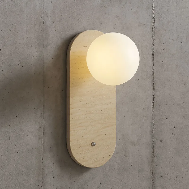 Kummer vegglampe 10 cm oval - Slitt Beige Hvit - Belysning - Innendørsbelysning & Lamper - Vegglampe