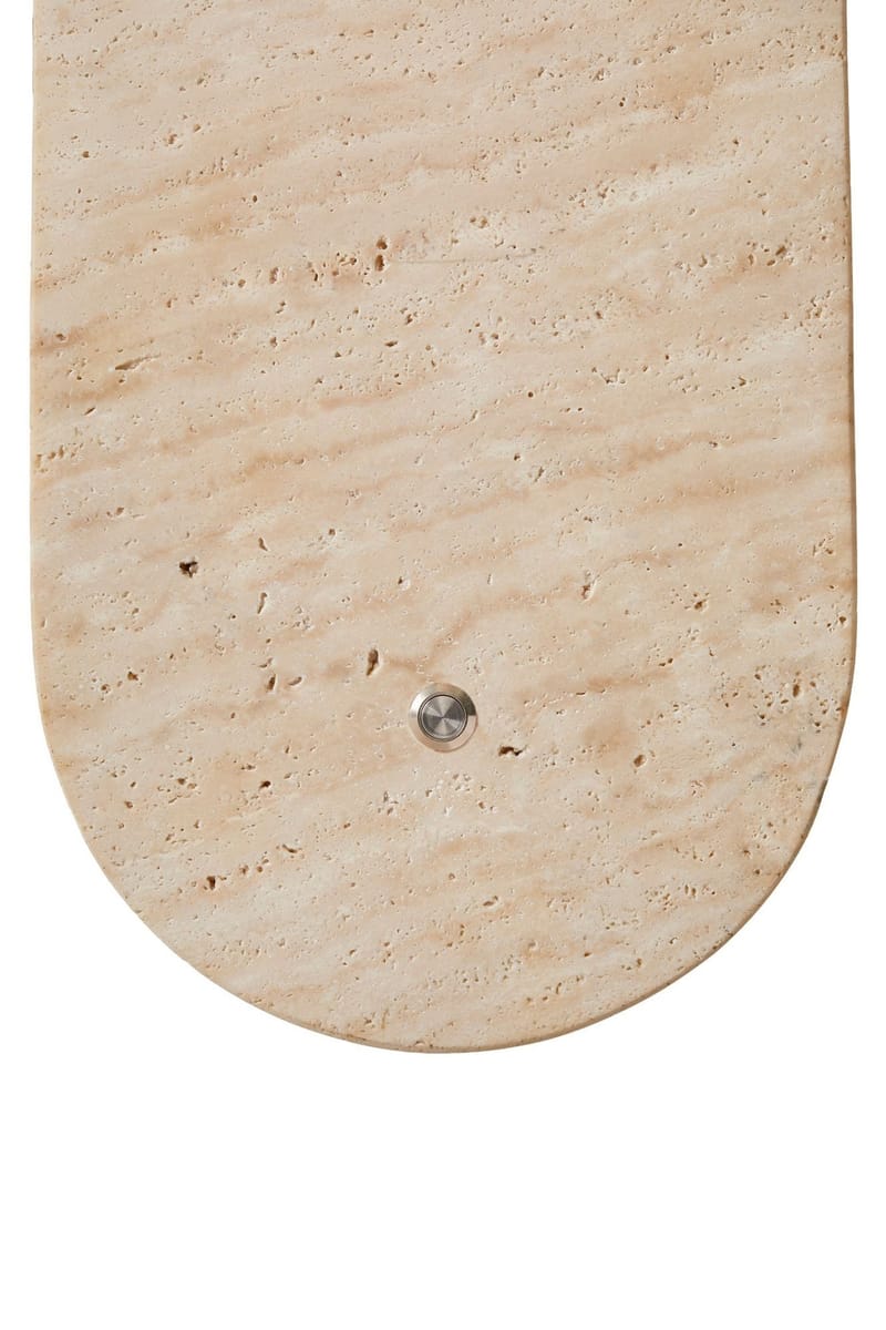 Kummer vegglampe 10 cm oval - Slitt Beige Hvit - Belysning - Innendørsbelysning & Lamper - Vegglampe