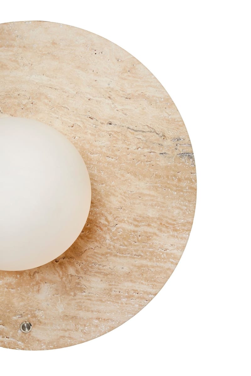 Kummer vegglampe 12 cm rund - Beige - Belysning - Innendørsbelysning & Lamper - Vegglampe