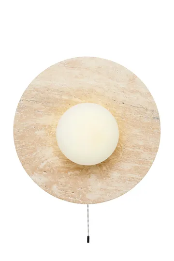Kummer vegglampe 12 cm rund - Beige - Belysning - Innendørsbelysning & Lamper - Vegglampe