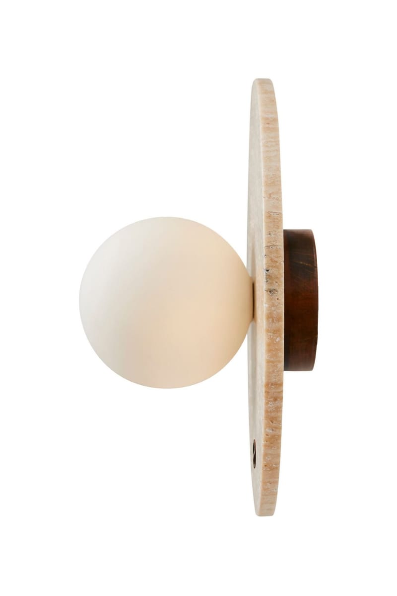 Kummer vegglampe 12 cm rund - Beige - Belysning - Innendørsbelysning & Lamper - Vegglampe