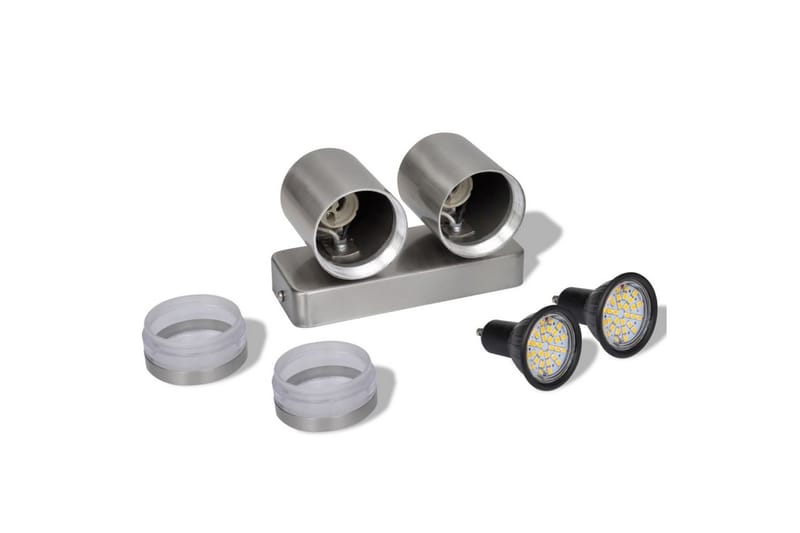 LED Vegglampe Rustfritt stål med kjeglehode - Belysning - Innendørsbelysning & Lamper - Vegglampe