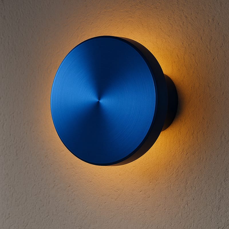 Loomba vegglampe 12 cm rund - Blå - Belysning - Innendørsbelysning & Lamper - Vegglampe