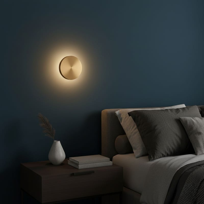 Loomba vegglampe 15 cm rund - Antikk - Belysning - Innendørsbelysning & Lamper - Vegglampe