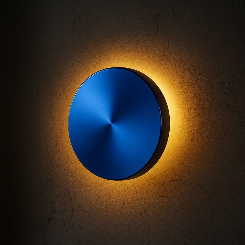 Loomba vegglampe 15 cm rund - Blå - Belysning - Innendørsbelysning & Lamper - Vegglampe
