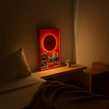 Loomba vegglampe 45 cm - Rød - Belysning - Innendørsbelysning & Lamper - Vegglampe