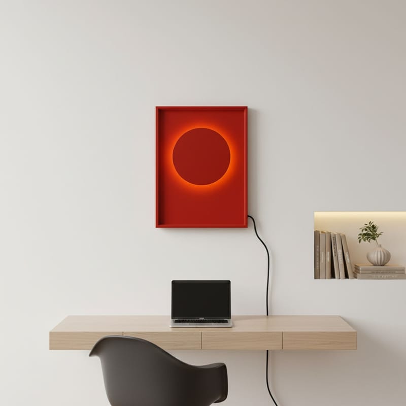 Loomba vegglampe 45 cm - Rød - Belysning - Innendørsbelysning & Lamper - Vegglampe