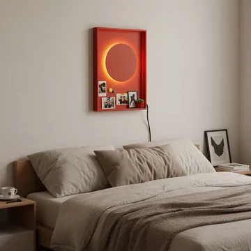 Loomba vegglampe 45 cm - Rød - Belysning - Innendørsbelysning & Lamper - Vegglampe