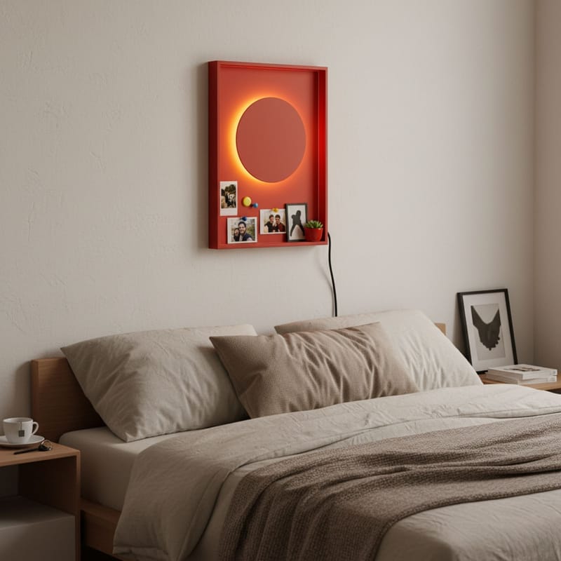 Loomba vegglampe 45 cm - Rød - Belysning - Innendørsbelysning & Lamper - Vegglampe