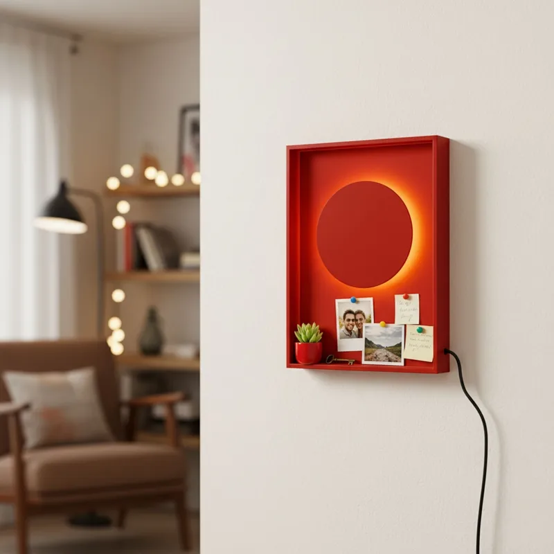 Loomba vegglampe 45 cm - Rød - Belysning - Innendørsbelysning & Lamper - Vegglampe