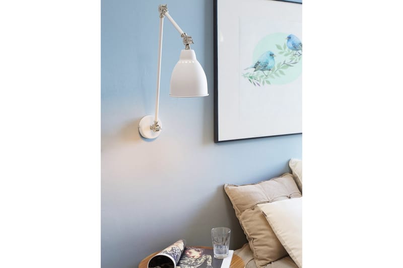 Mississippi L Vegglampe 14 cm - Hvit - Belysning - Innendørsbelysning & Lamper - Vegglampe