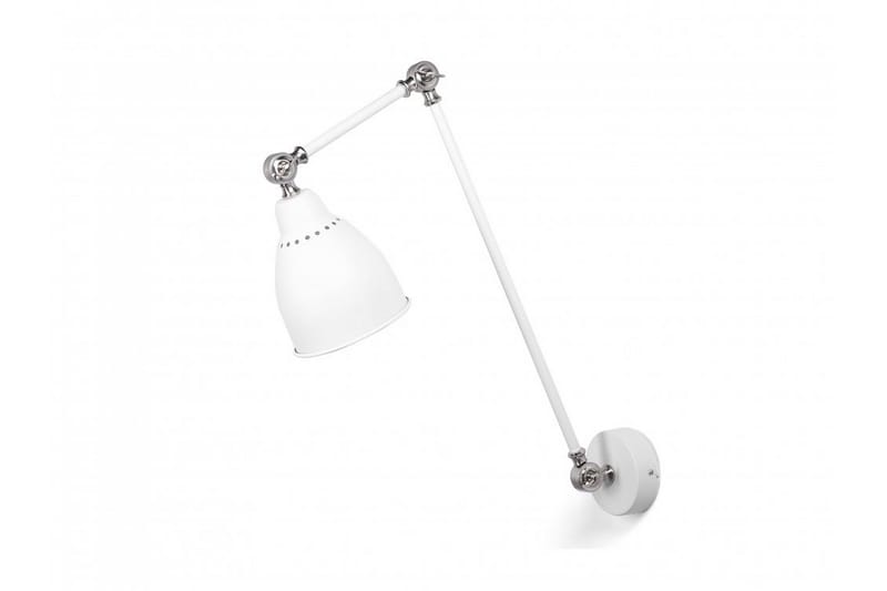 Mississippi L Vegglampe 14 cm - Hvit - Nattlampe vegg - Soveromslampe - Vegglampe - Veggarmatur