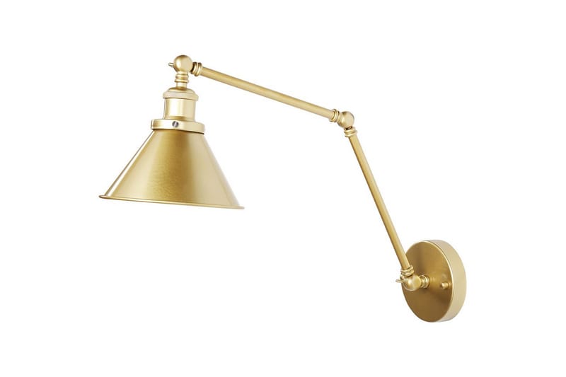Narve Vegglampe 2 stk E27 - Gull - Belysning - Innendørsbelysning & Lamper - Vegglampe